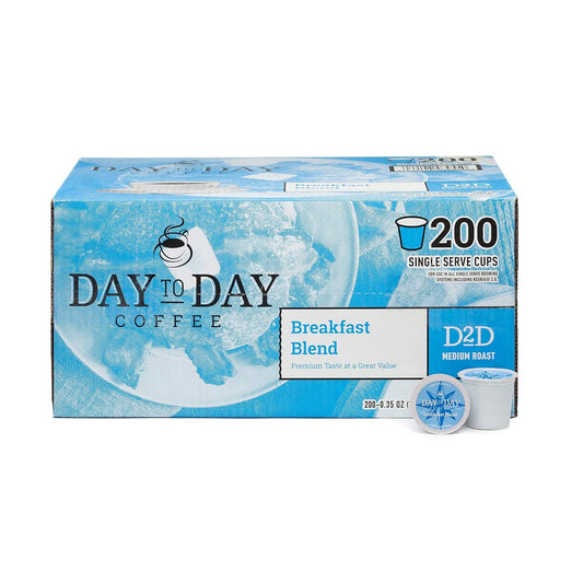 200-Count Breakfast Blend Coffee Pods - Keurig Brewer