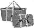 Collapsible Laundry Tote 2-Pack 50L Charcoal Gray - Space-Saving