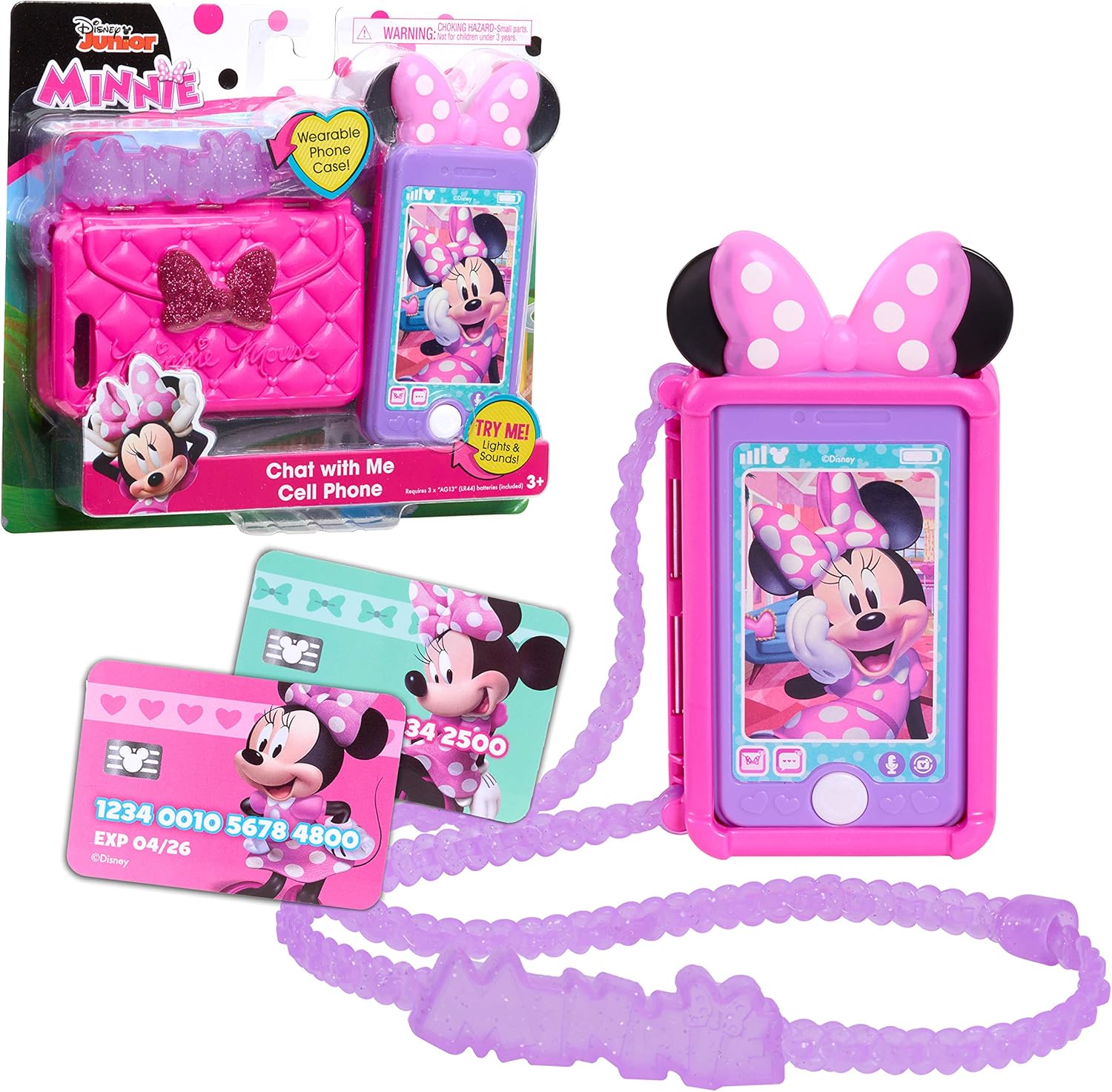 Minnie Mouse Chat Cell Phone Set - Lights & Sounds 