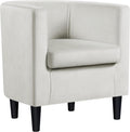 Yaheetech Velvet Accent Chair for Living Room and Bedroom
