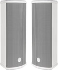 Pair of 70V/100V Dual 5ft Weather-Resistant Column Array Speakers