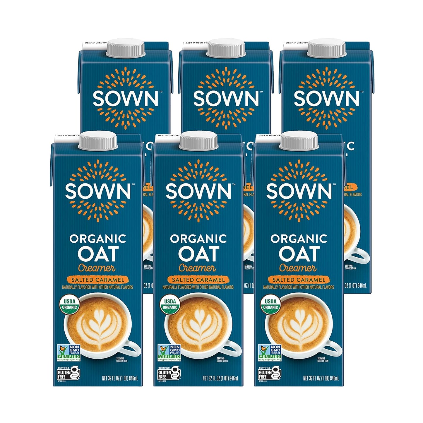 SOWN Organic Oat Creamer Salted Caramel - Vegan Delight