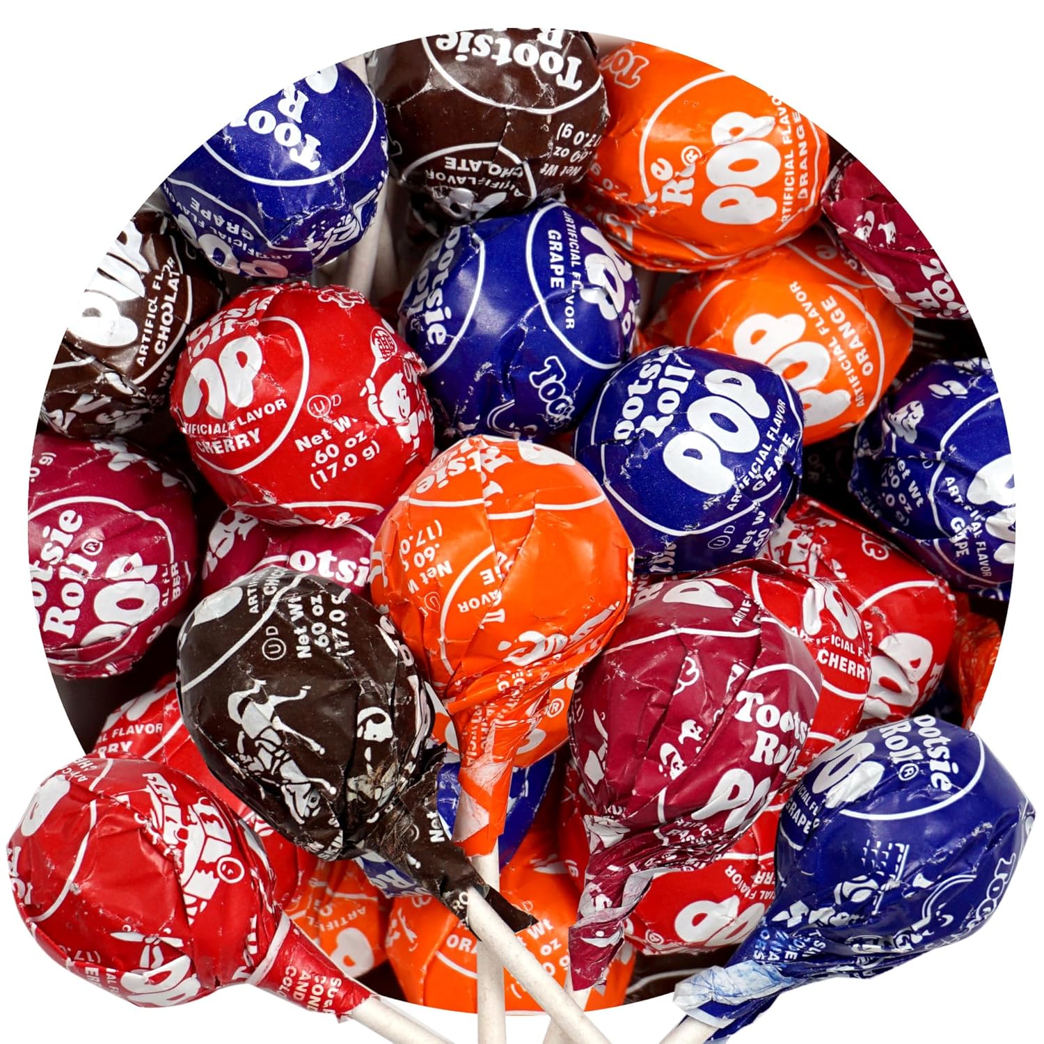 Tootsie Roll Pops with Chocolate Center, 5lb Bulk Bag Delight