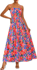 Summer Dresses for Women 2025 Viscose Beach Maxi Dress - Flowy Fit