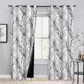 Blackout Branch Curtains 96 in Long Panels - Thermal Insulated