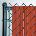 Slat Privacy Inserts for Chain-Link Fence - Double-Wall Vertical Slats