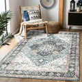 Area Rug 46 Vintage Boho Rug Ultra-Soft Low Pile - Washable Non-Slip
