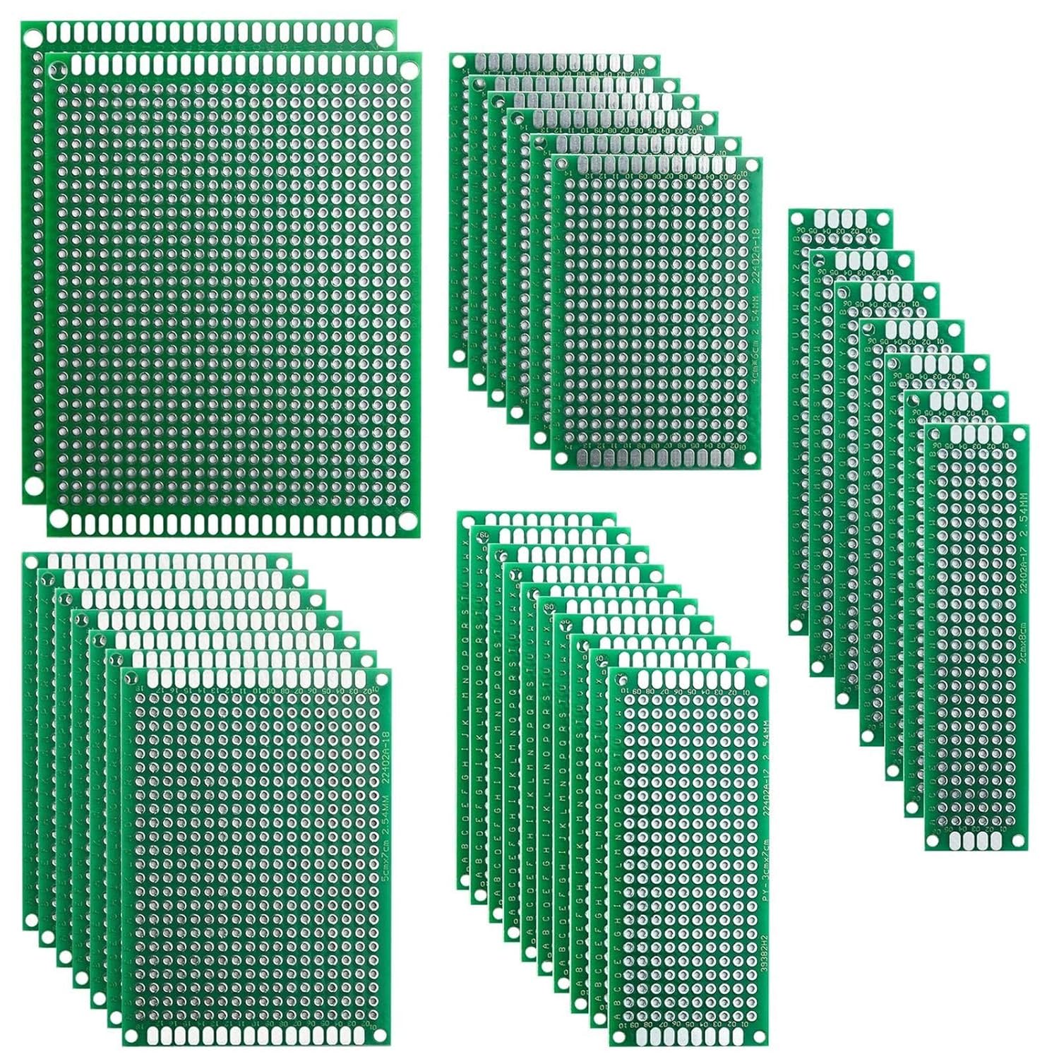 ELEGOO 32 Pcs Double Sided PCB Board Kit - Perfect for Arduino