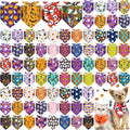 Halloween Dog Bandanas Bulk 72 Packs for Stylish Pets