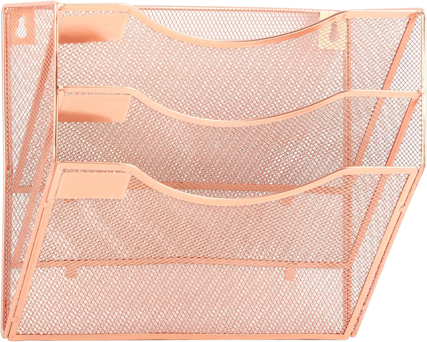 Rose Gold Hanging Wall Organizer - Declutter & Organize!