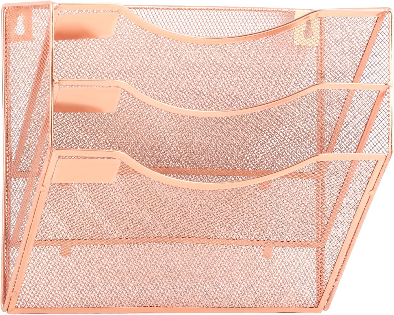 Rose Gold Hanging Wall Organizer - Declutter & Organize!