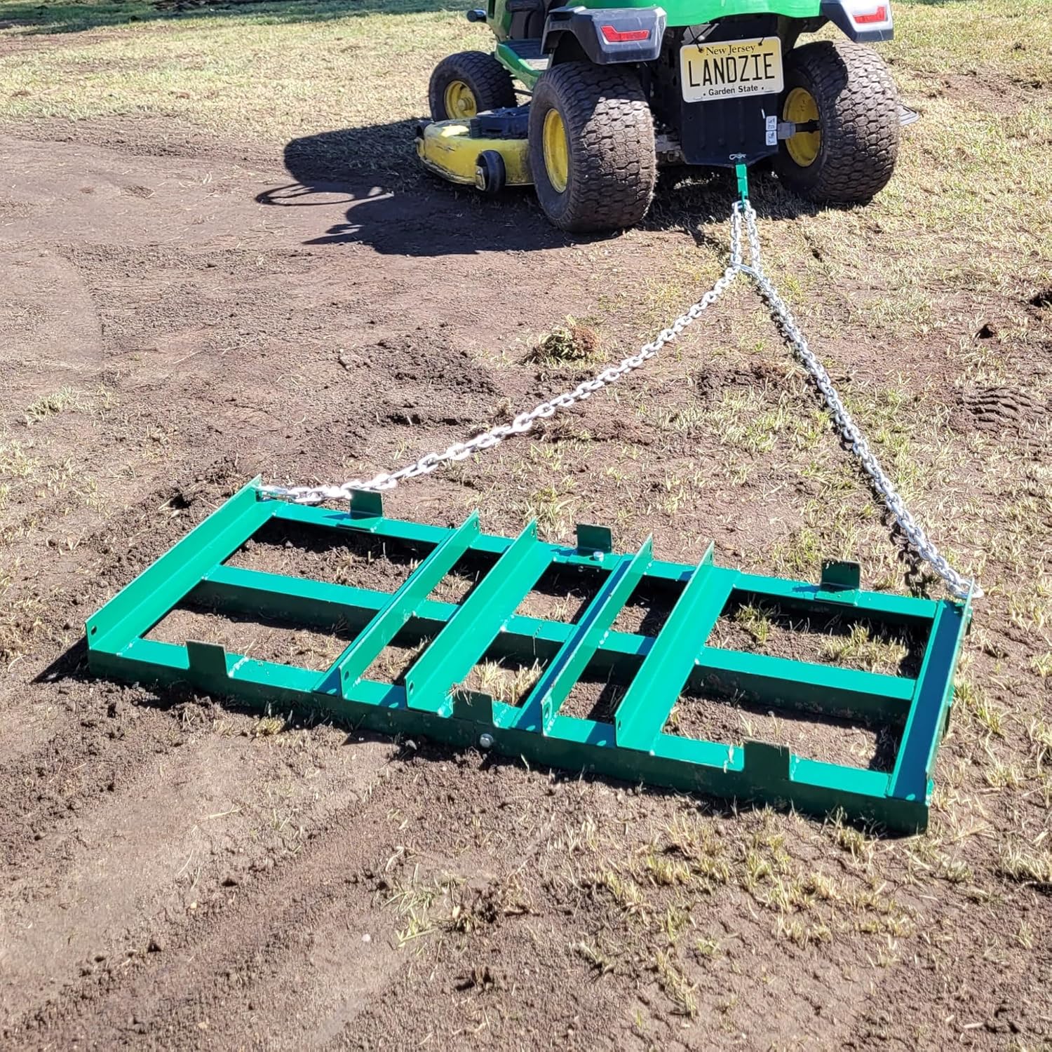 Landzie 4FT Drag Harrow Driveway Grader for Lawn Leveling