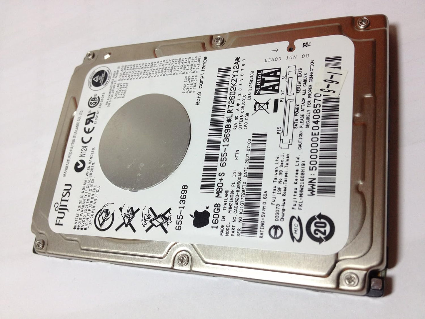 Fujitsu MHW2160BH 160GB Hard Drive for Reliable Storage Needs
