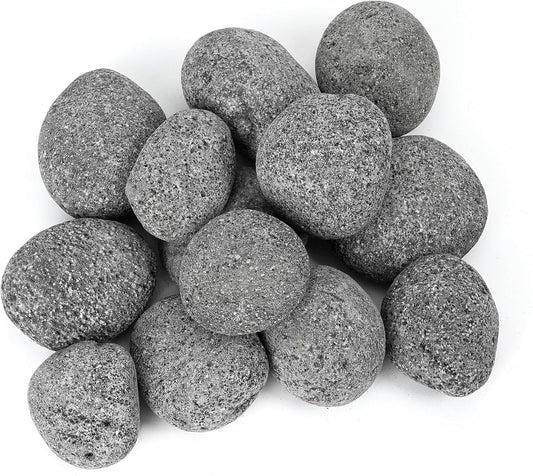 Natural Lava Rock Pebbles for Fire Pits and Landscaping Needs