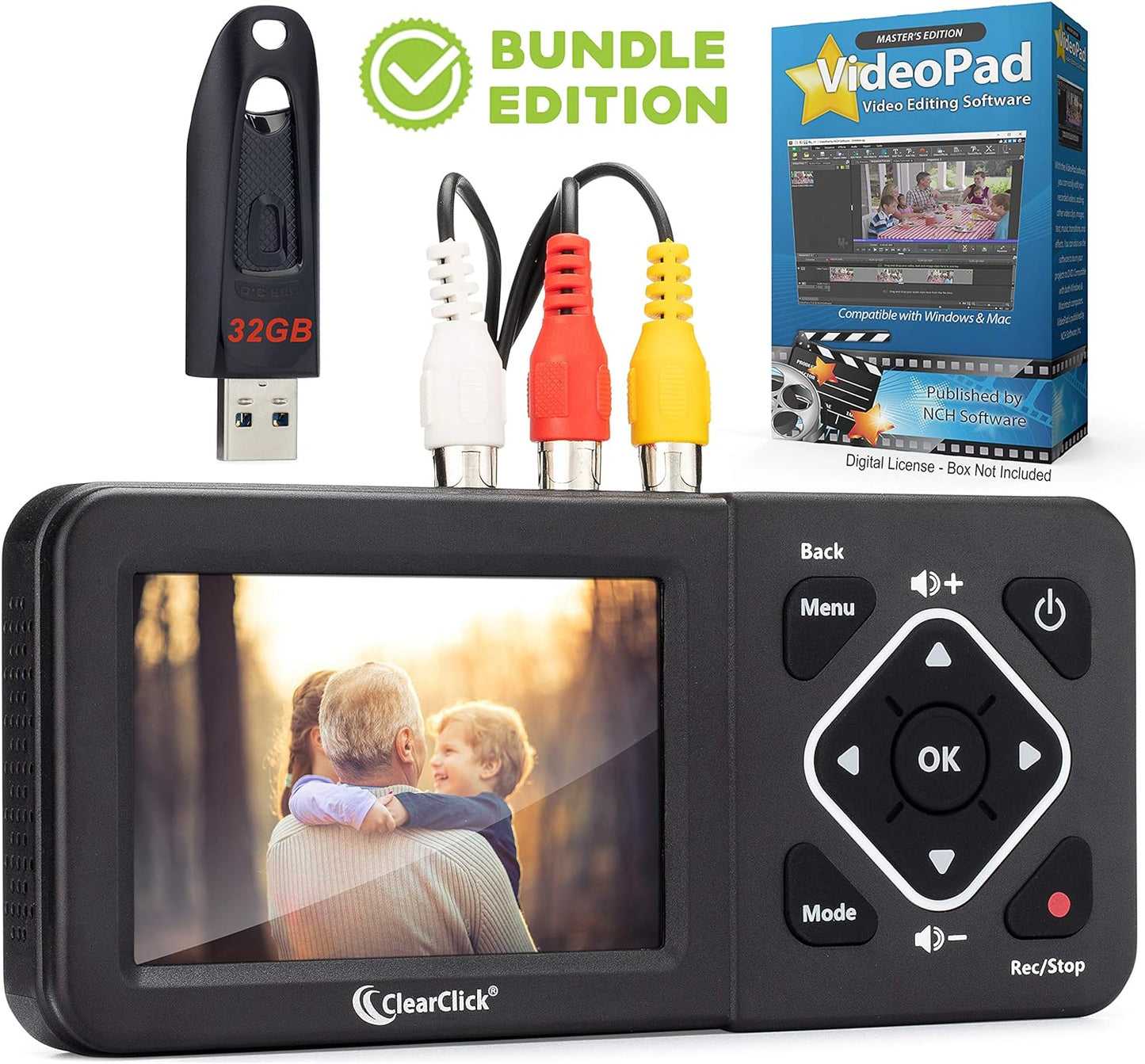 ClearClick Video to Digital Converter 2.0 for Easy Recording