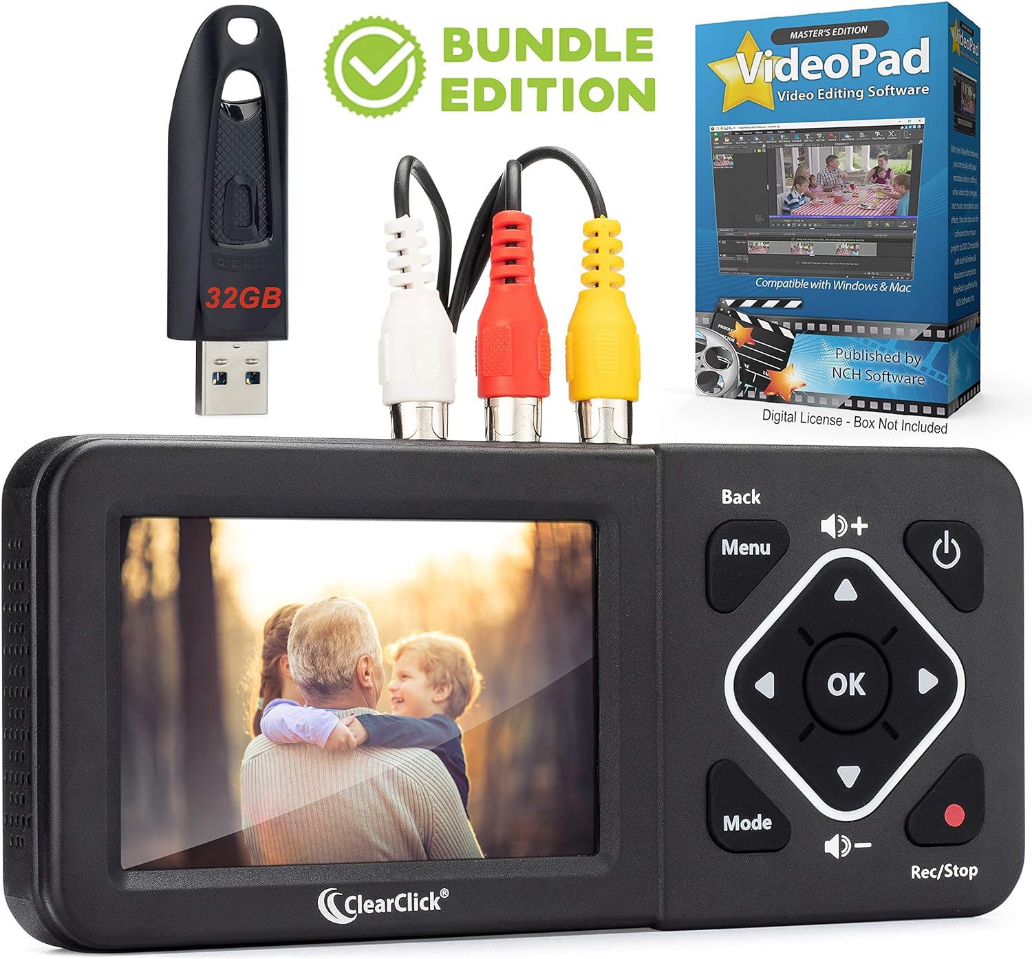 ClearClick Video to Digital Converter 2.0 for Easy Recording