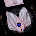MDS Christmas Satin Cloth Napkins 12 x 12 in Pack of 200 - Blush Pink