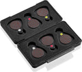 6-Pack Guitar Picks for Acoustic & Bass Guitars - Black Multi-Gauge