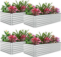 Galvanized Raised Garden Bed 72x36x24 in - Deep Planter for Vegetables