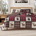 Lodge Bedspread Twin/Twin XL Quilt Set - Rustic Reversible Comfort