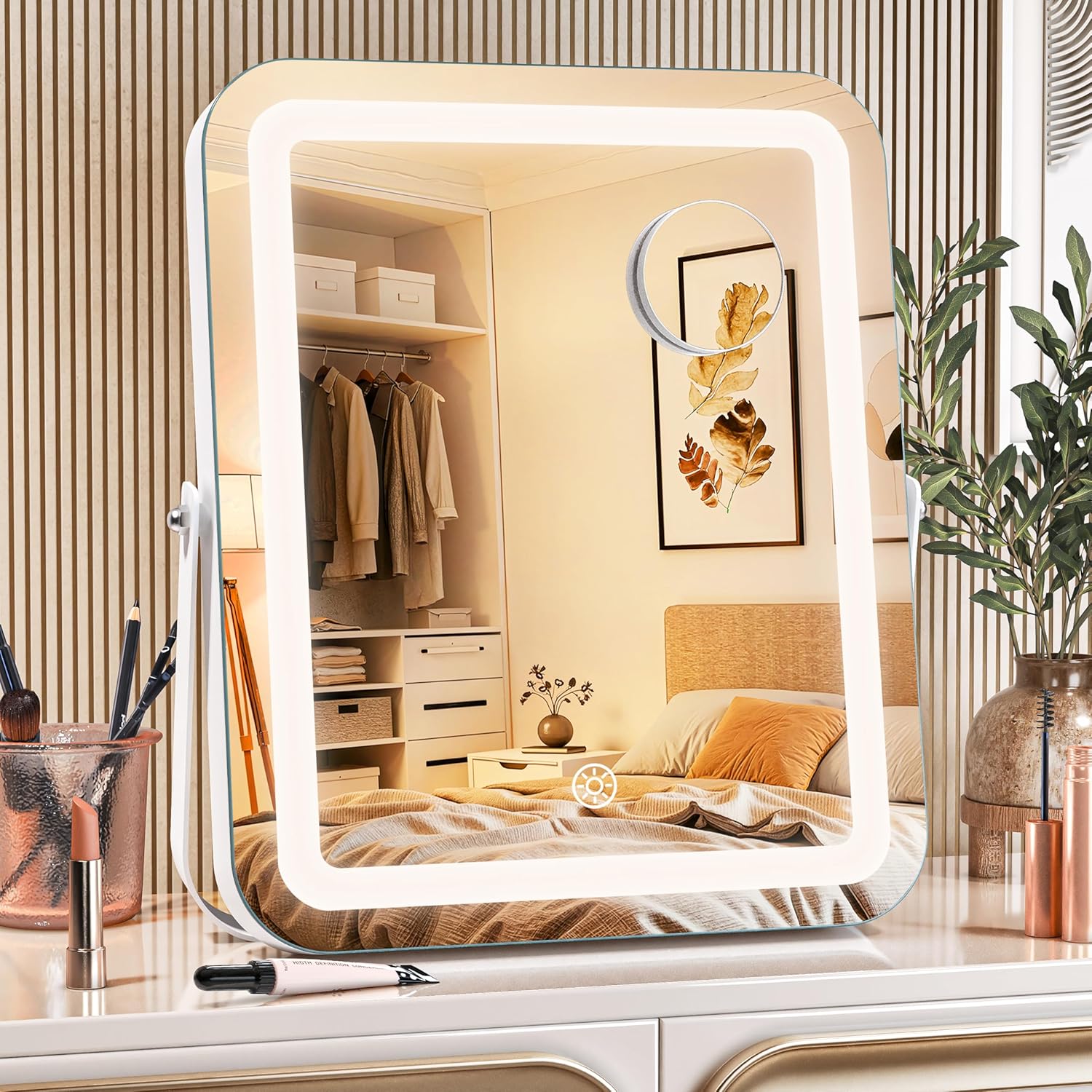 MINISO Vanity Mirror with Lights for Perfect Makeup Application