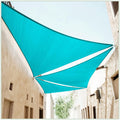 Turquoise 24ft x 24ft x 24ft Triangle Sun Shade Sail - Heavy Duty