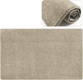 Carpet Stair Tread Landing Mat 2 ft x 3 ft Cream Grey - Tape Free Non