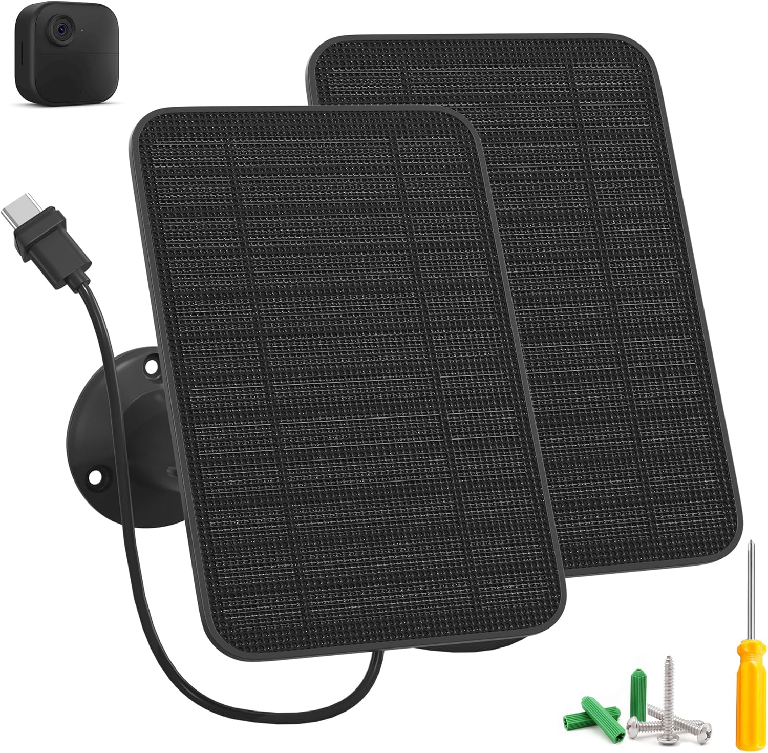 Double Power: Solar Panels for Blink Outdoor - 2 Pack