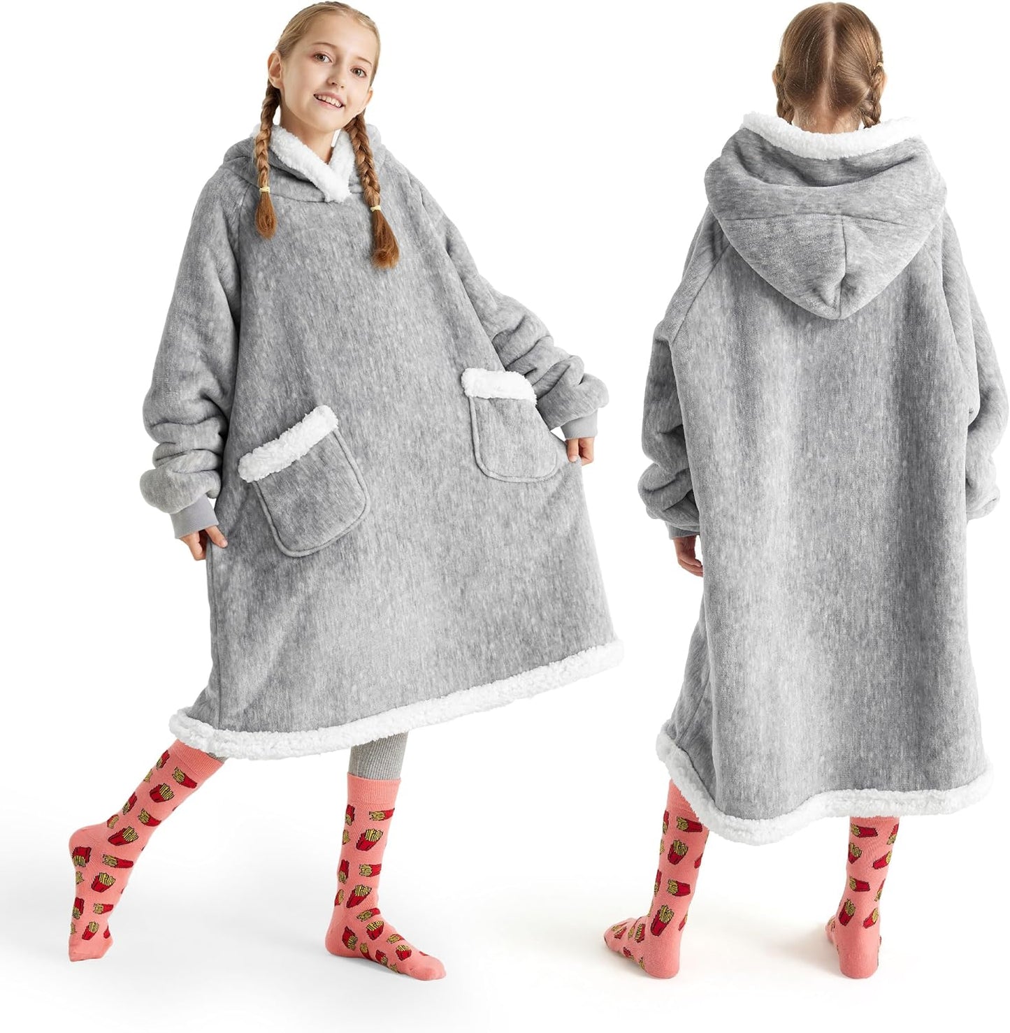 Bedsure Blanket Hoodie for Ultimate Comfort and Warmth