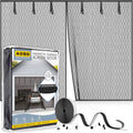 Garage Door Screen Magnetic Closure 16 x 7 ft - Keeps Bugs Out