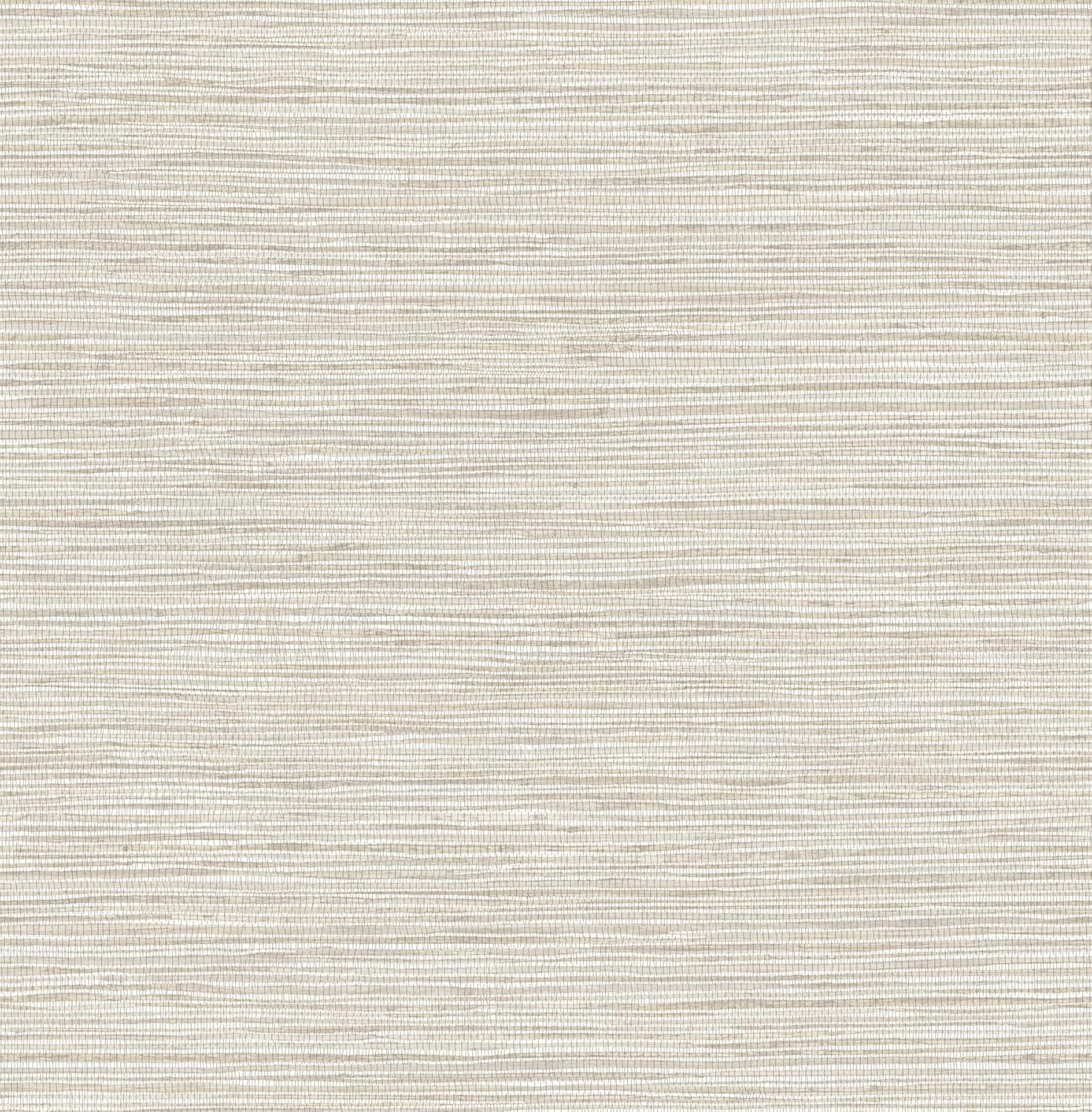 RoomMates Neutral Dimensional Grasscloth Peel and Stick Wallpaper