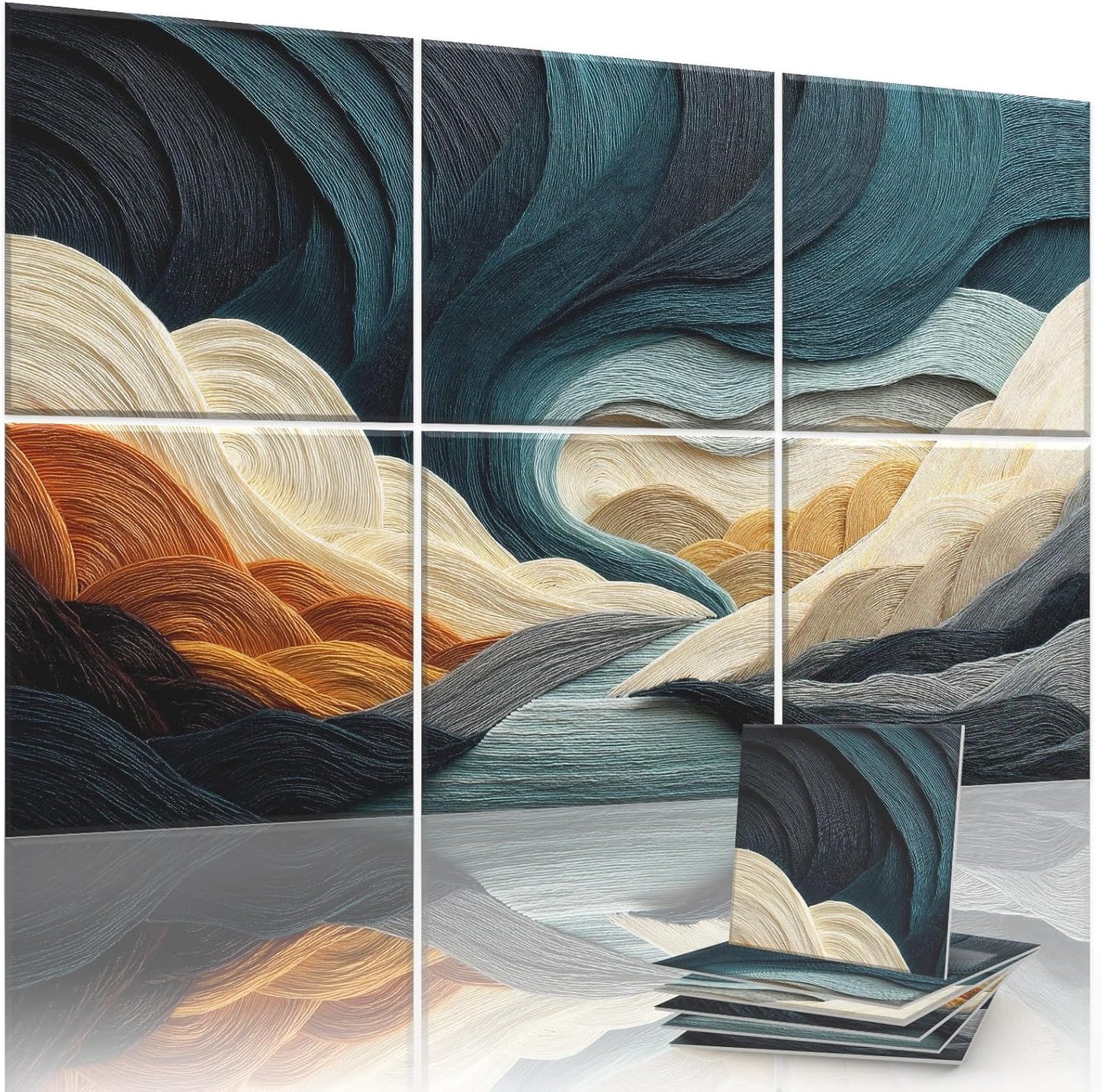 6 Pack Sound Absorbing Panels for Home Office and Studio