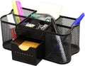 Organize in Style: Deco Brothers Office Caddy, Black