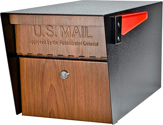 Mail Boss Curbside Wood Grain Locking Security Mailbox Review
