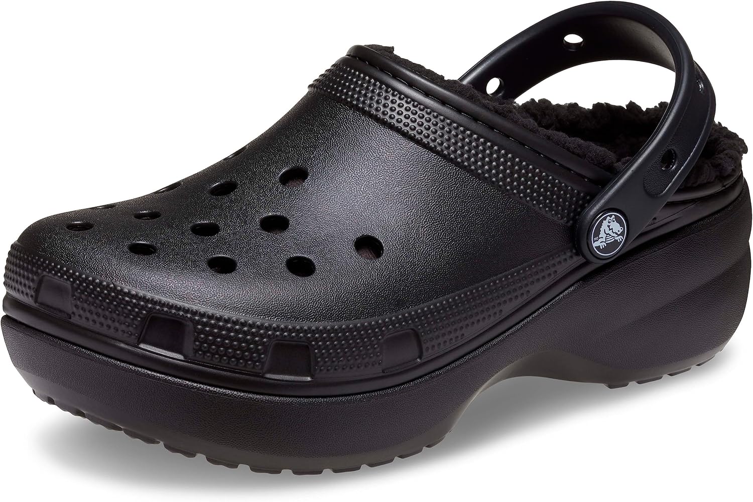 Crocs Womens Classic Lined Platform Clogs for Comfort and Style