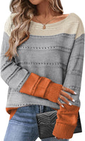 Zeagoo Womens Sweaters Cute Long Sleeve Off The Shoulder Tops