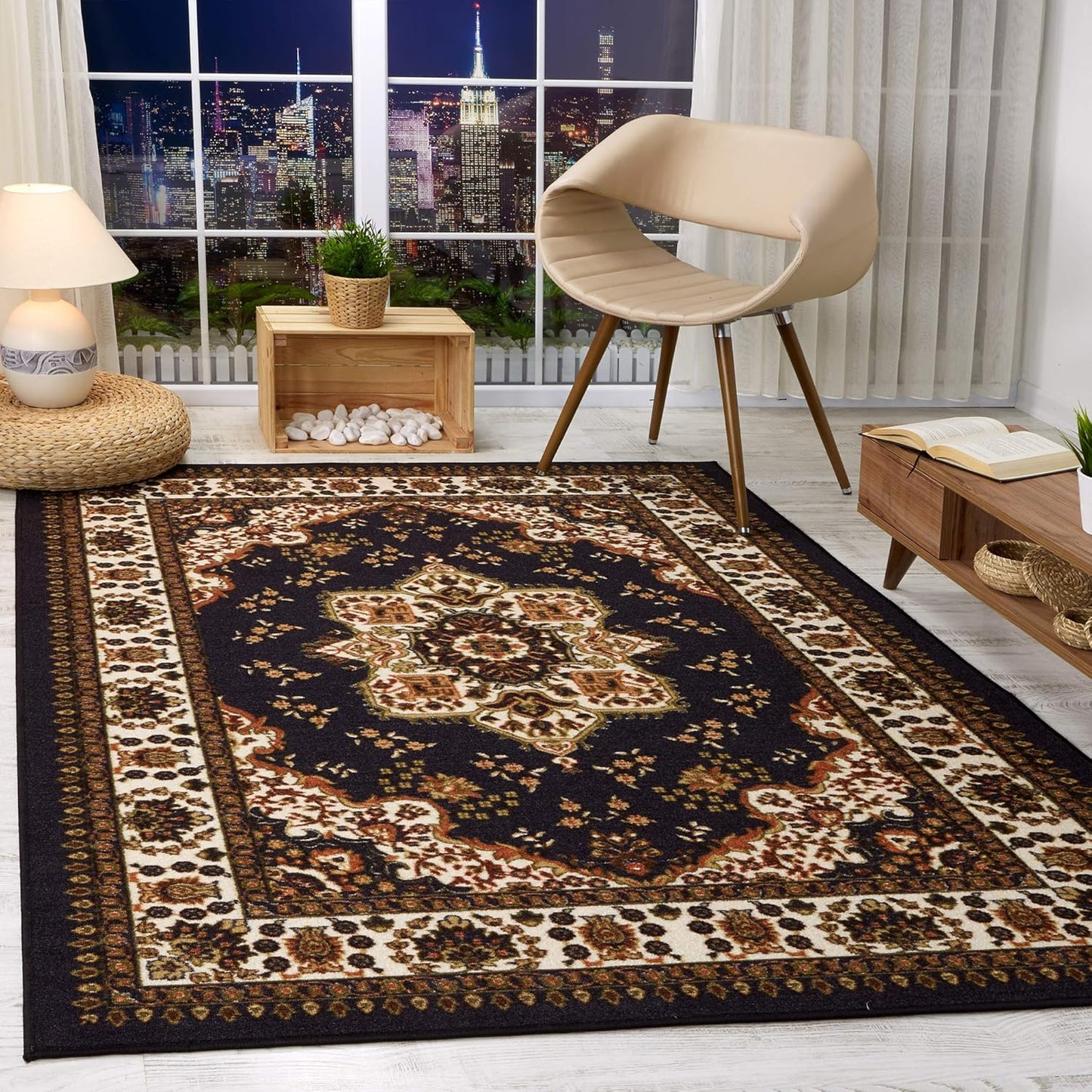 Antep Rugs 5x7 Non-Skid Indoor Area Rug for Stylish Decor