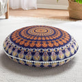 Codi Meditation Floor Pillow 32 in Yellow - Large Round Memory Foam