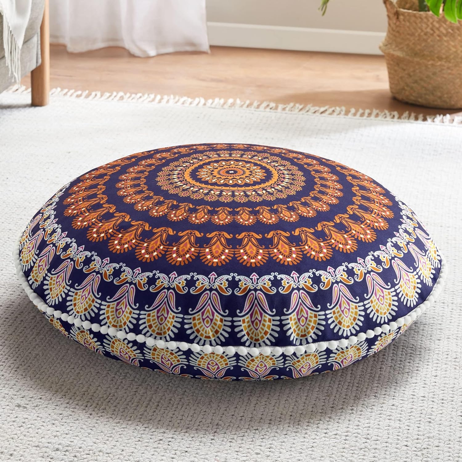 Codi Meditation Floor Pillows for Cozy Bohemian Living Spaces