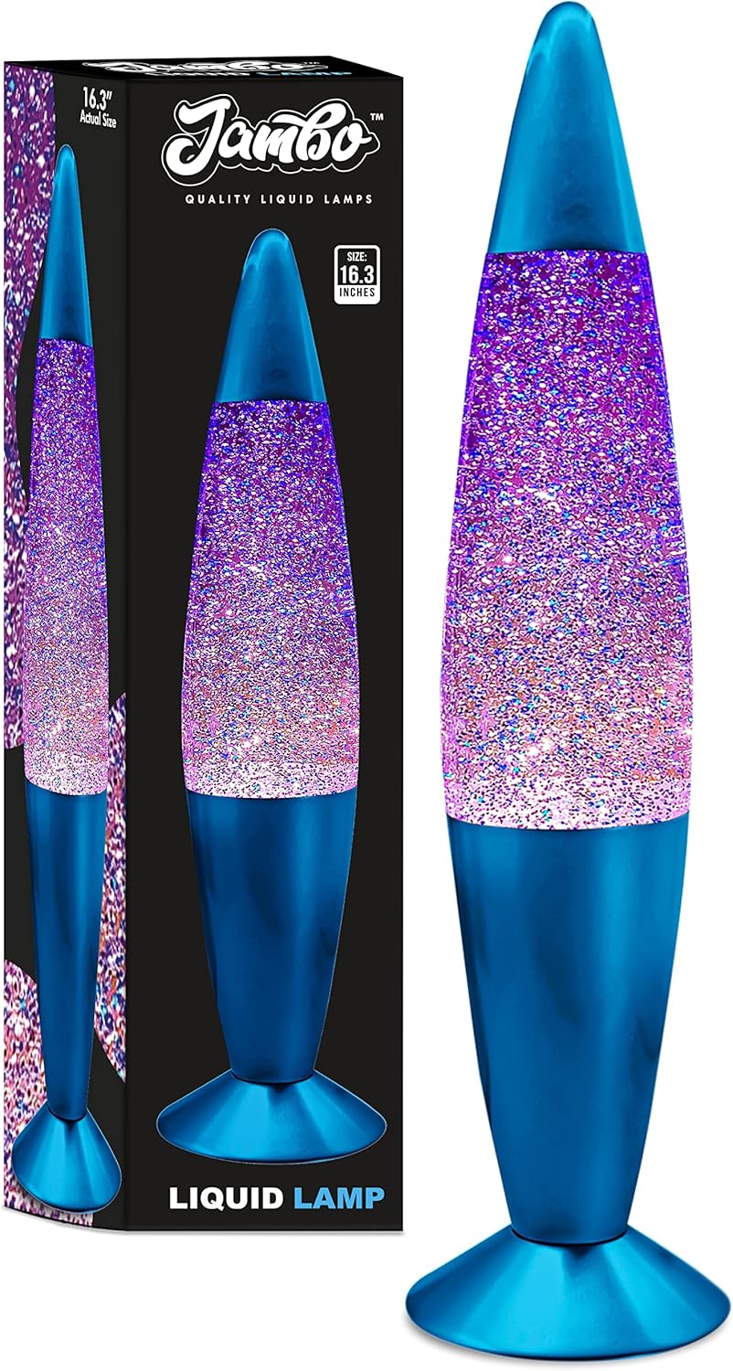 JAMBO 16 Inch Glitter Lamp for Relaxing Mood Lighting