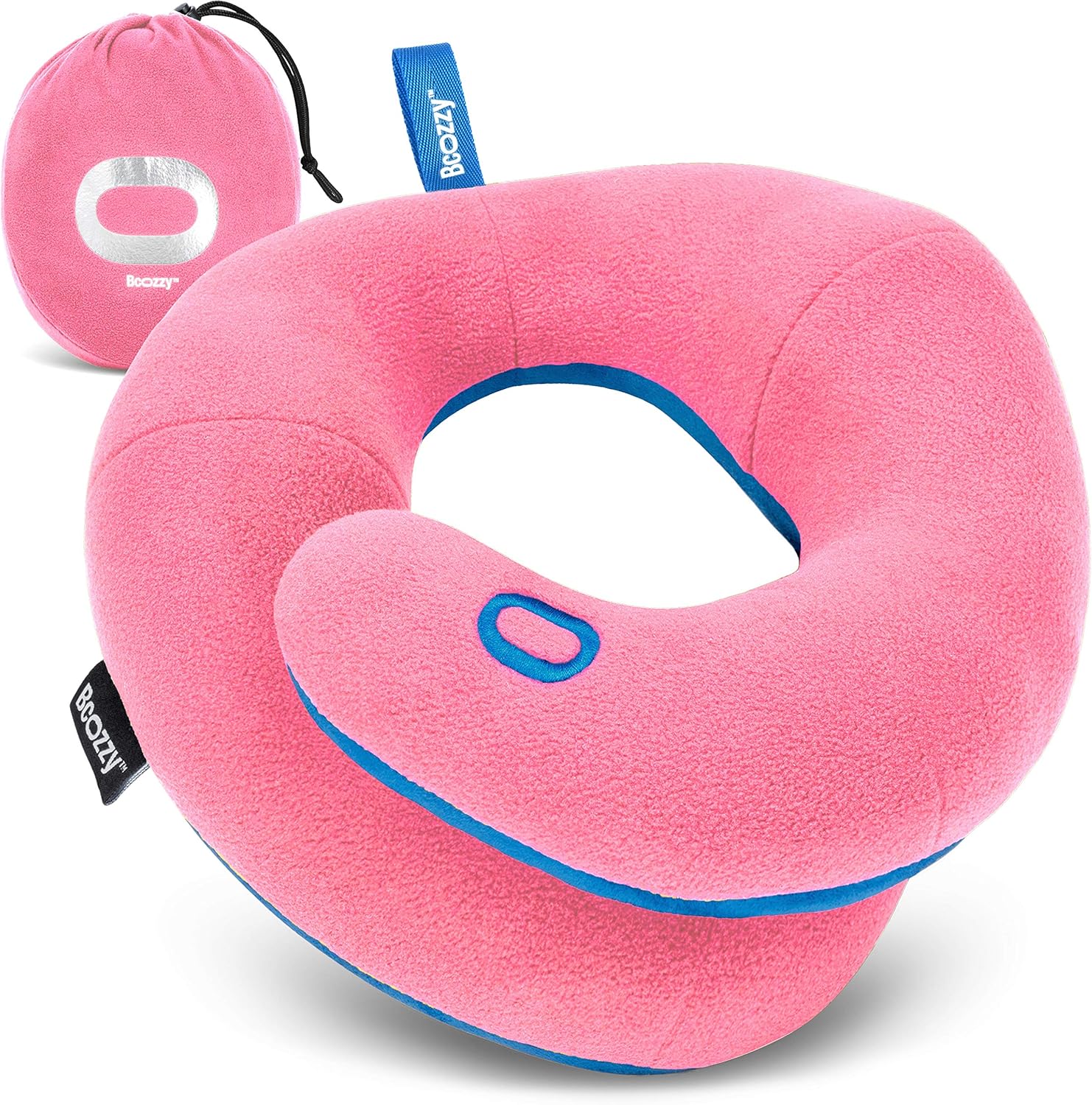 BCOZZY Kids Travel Neck Pillow for Comfortable Sleep Anywhere