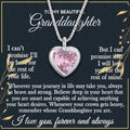 Sterling Silver Granddaughter Necklace with LED Gift Box - Thoughtful