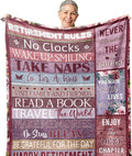 Best Retirement Gifts Blanket 80x60in - Thoughtful Cozy Throw