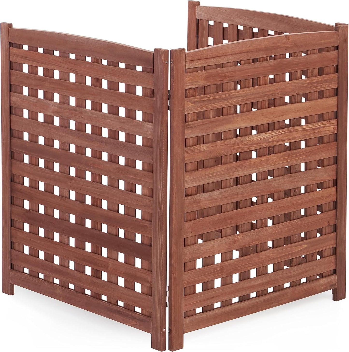 3-Panel Outdoor Air Conditioner Fence Screen for Privacy