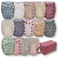 Newborn All-in-One Cloth Diaper 14-Pack - Easy, Leak-Free Changes