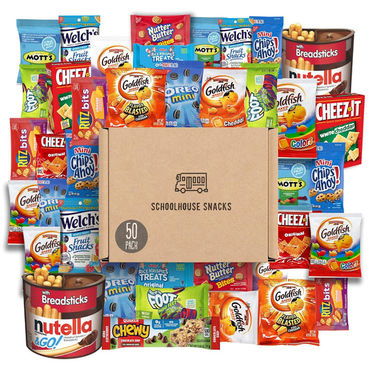 Schoolhouse Snacks Variety Snack Box for Kids and Adults