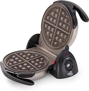 Presto Ceramic FlipSide Belgian Waffle Maker for Perfect Waffles