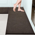 Washable Kitchen Rugs Set of 2 - Soft, Absorbent Floor Mats
