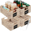 Best Choice Products Water Hyacinth Pantry Baskets Set of 4