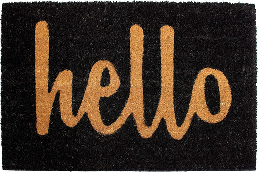 Calloway Mills Hello Doormat - Durable Coir for All Seasons